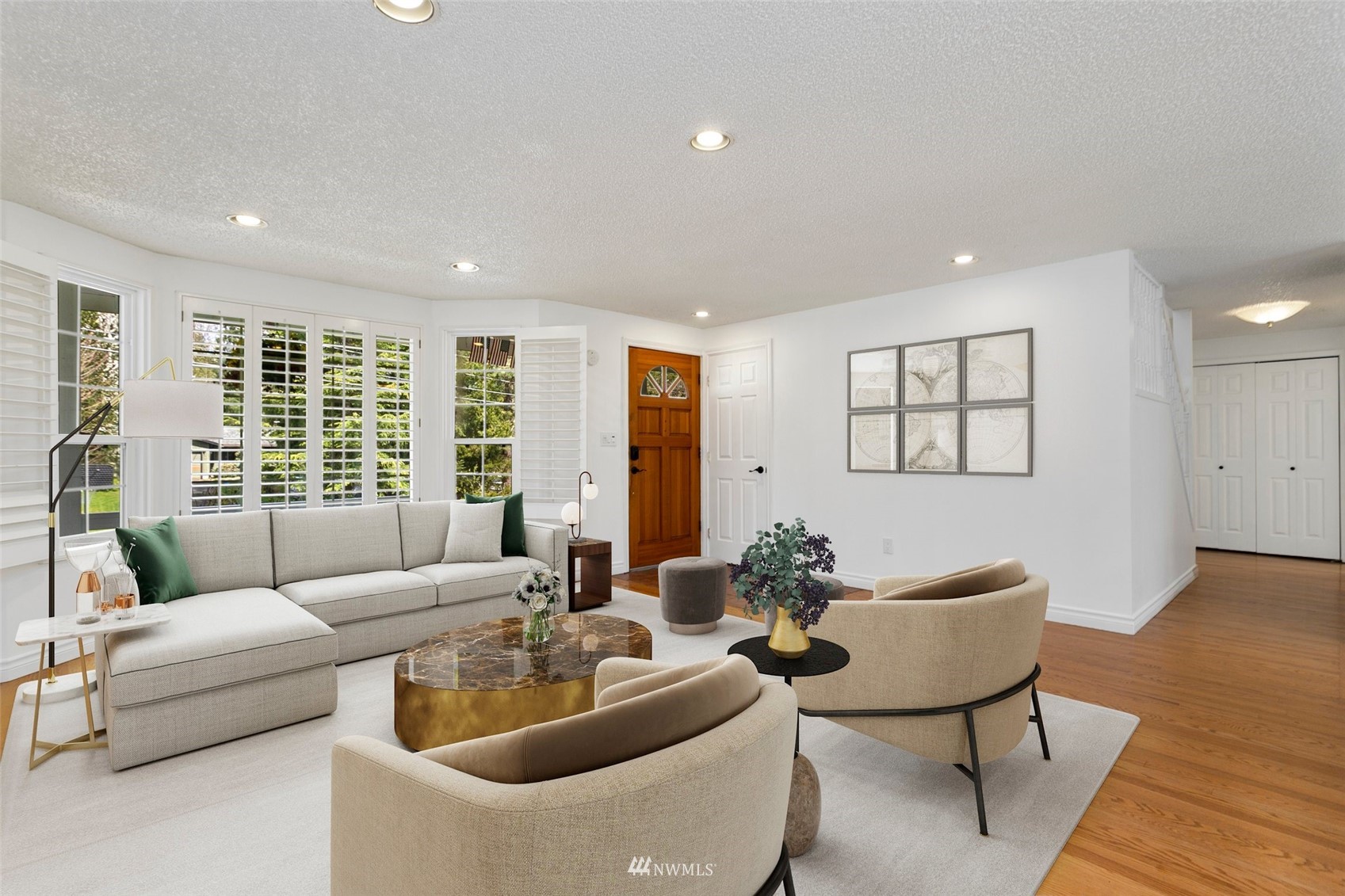 20605 Southeast 159th Street Renton, WA 98059 - Photo 7 of 40 a living room with furniture and a large window