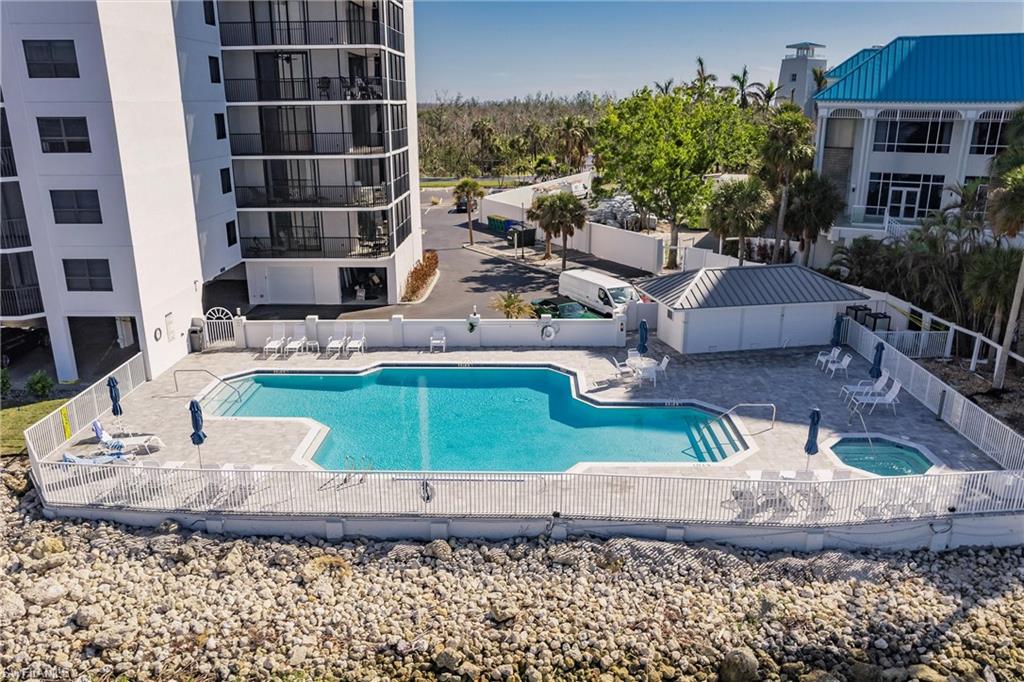 17170 Harbour Point Drive, Unit 437 Fort Myers, FL 33908 - Photo 38 of 41 View of swimming pool with a patio area