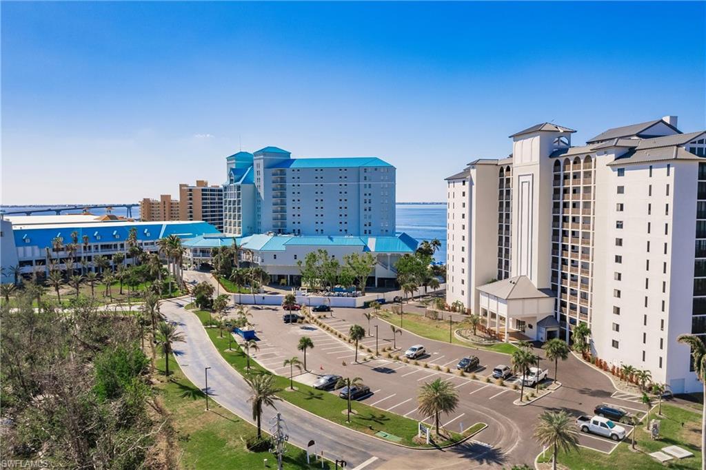 17170 Harbour Point Drive, Unit 437 Fort Myers, FL 33908 - Photo 39 of 41 Drone / aerial view with a water view