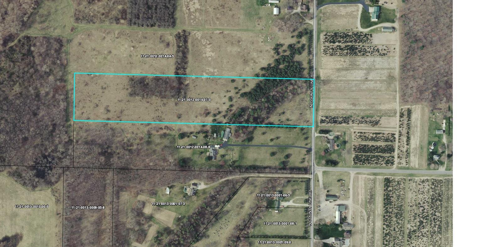 5824 North County Line Road Watervliet, MI 49098 - Photo 14 of 14 0 N County Line Road Aerial
