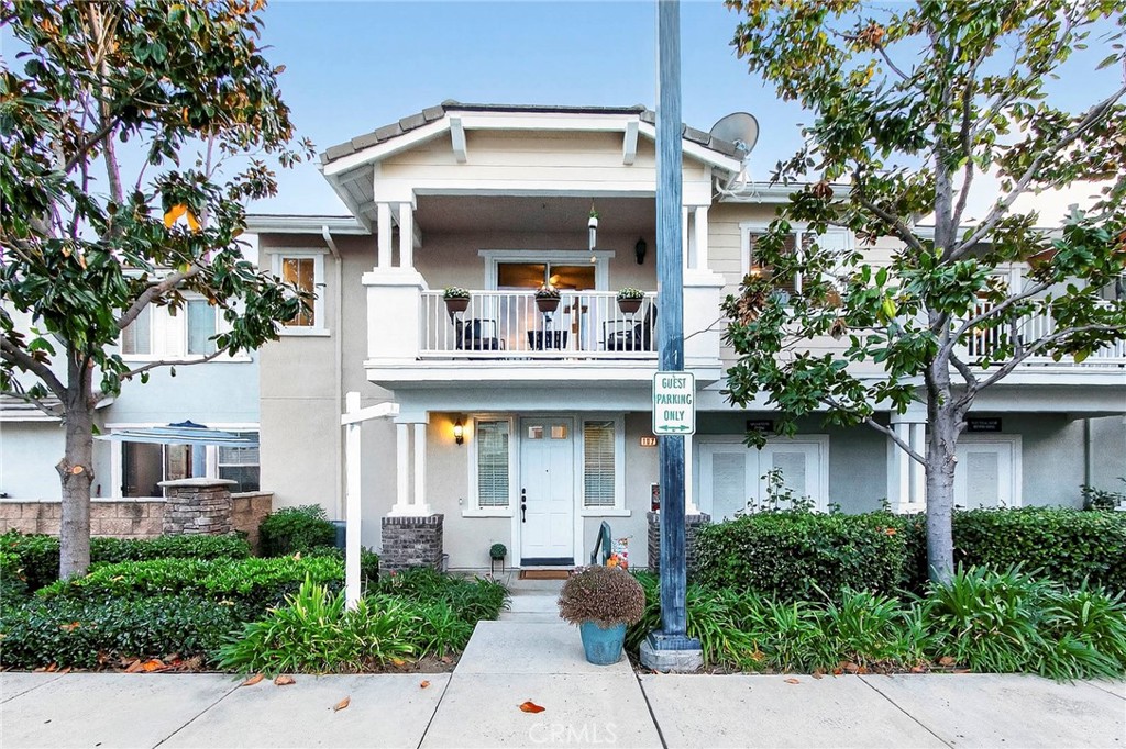 a front view of a house with porch