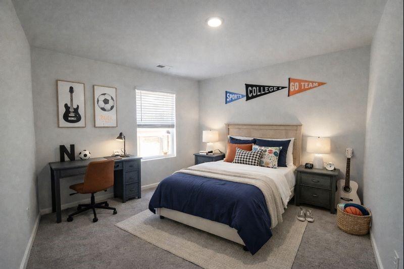 6359 Towhee Way Morrow, GA 30260 - Photo 10 of 36 a bedroom with a bed and a window