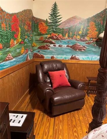 a view of a two chairs in the roof deck