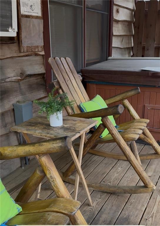 496 Beaver Dam Road Dahlonega, GA 30533 - Photo 2 of 28 a view of backyard with a table and chairs