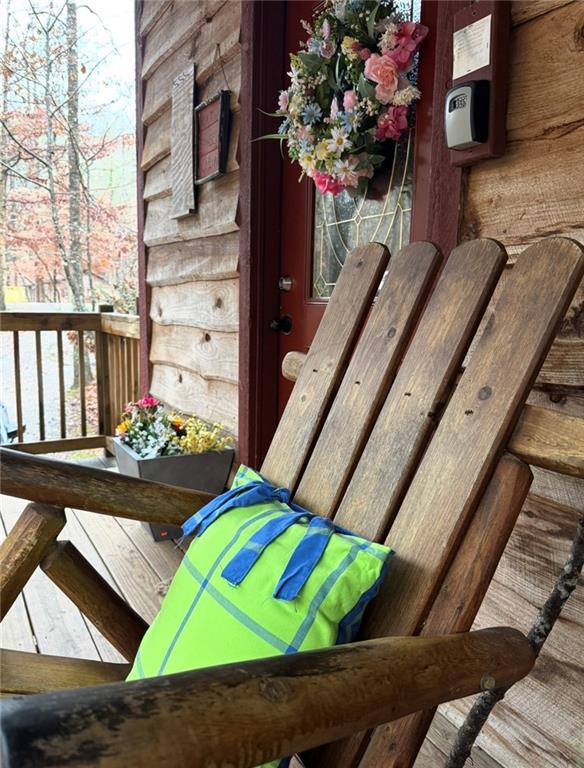 496 Beaver Dam Road Dahlonega, GA 30533 - Photo 3 of 28 a view of backyard with seating area