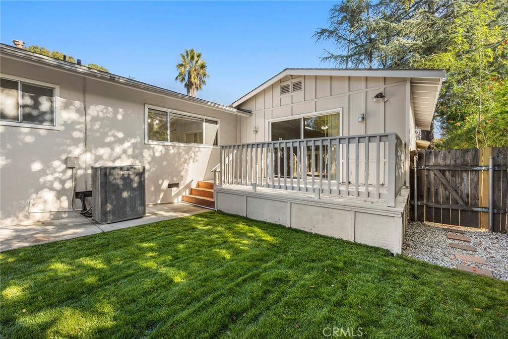 4821 Hampton Road La Canada Flintridge, CA 91011 - Photo 33 of 36 a view of a house with a yard and deck