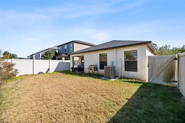 a house view with a seating space