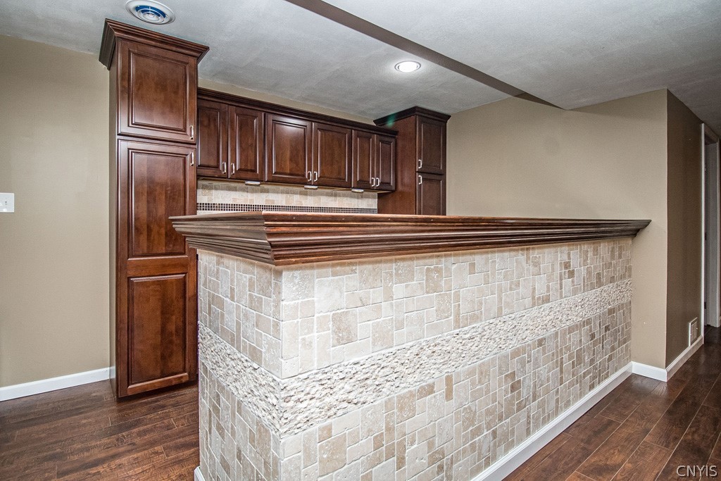 8251 Kirkville Road Manlius, NY 13082 - Photo 31 of 45 Wet bar overlooking large finished basement