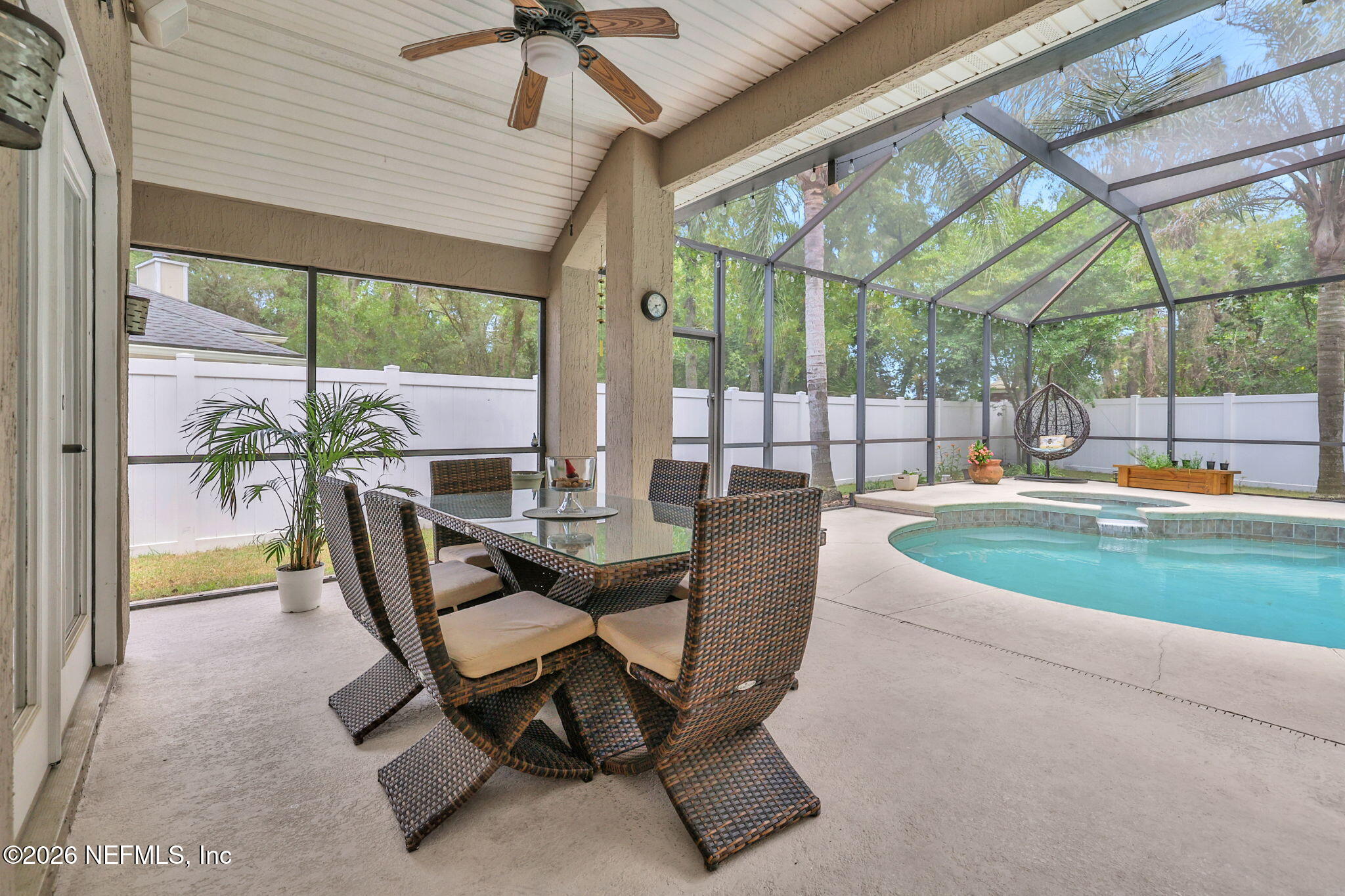 4320 Rye Court St. Johns, FL 32259 - Photo 46 of 60 a dining room with furniture and a floor to ceiling window