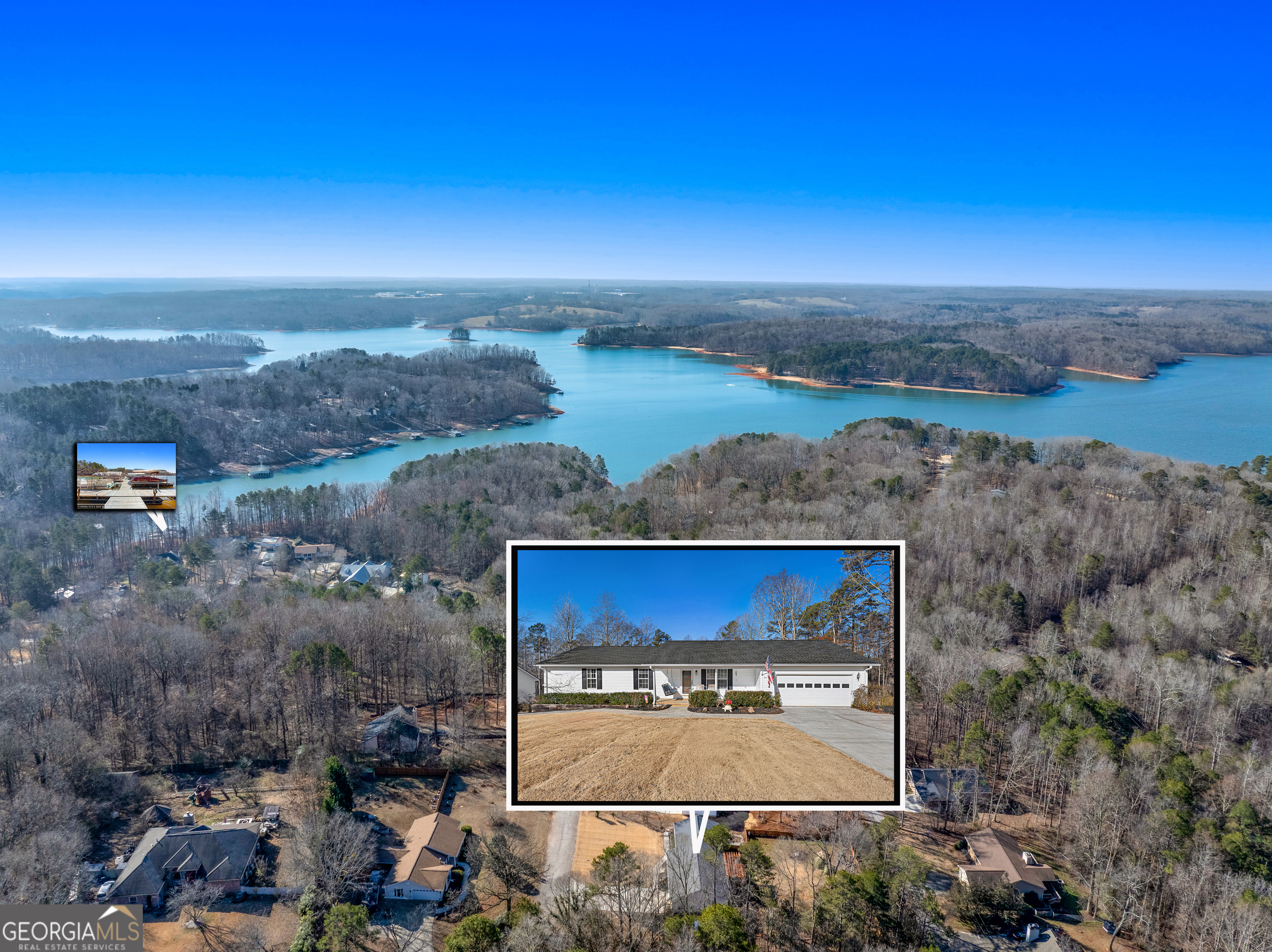 281 Cherokee Drive Fair Play, SC 29643 - Photo 2 of 29 an aerial view of a house with a yard