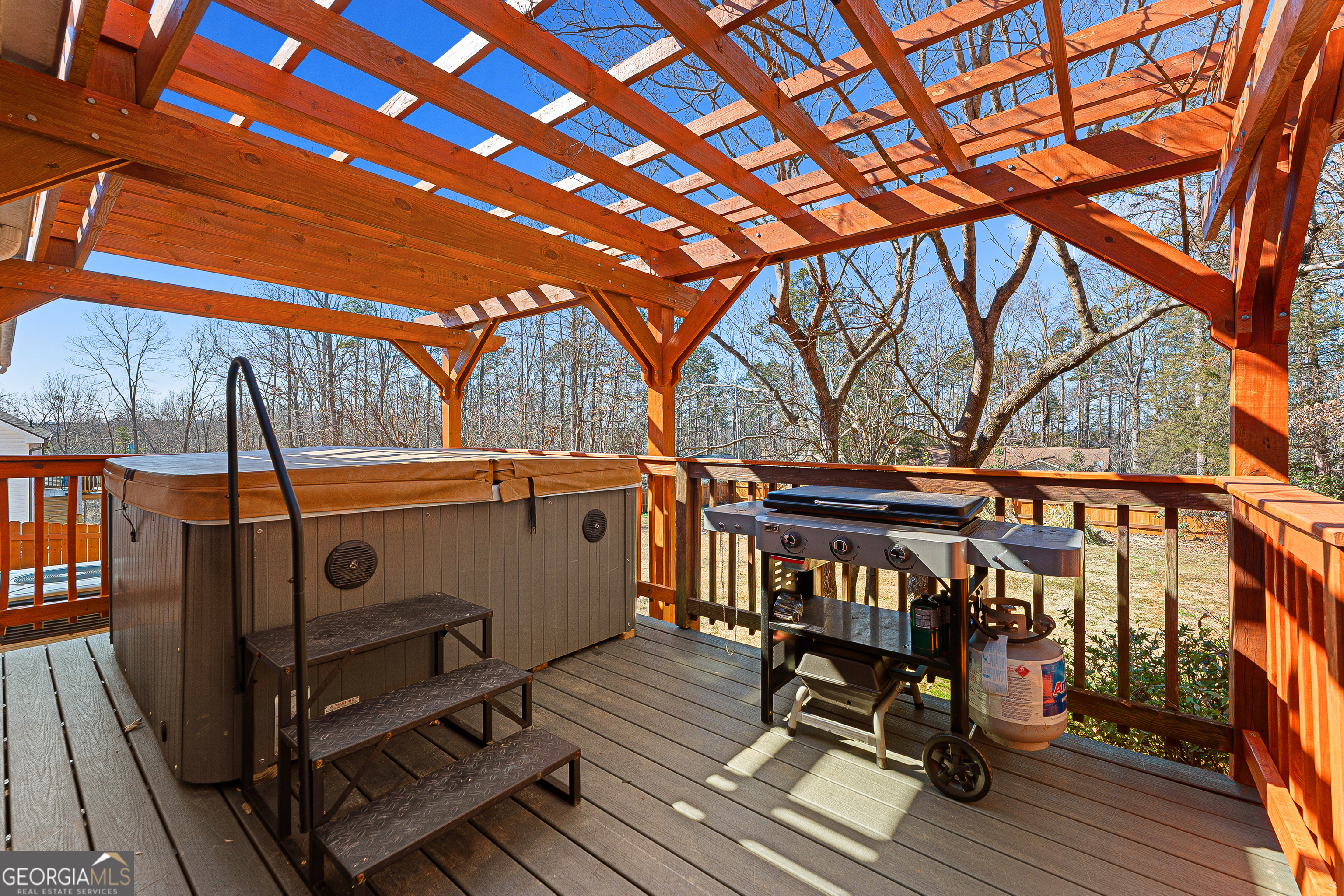 281 Cherokee Drive Fair Play, SC 29643 - Photo 3 of 29 a view of a balcony with furniture and wooden floor
