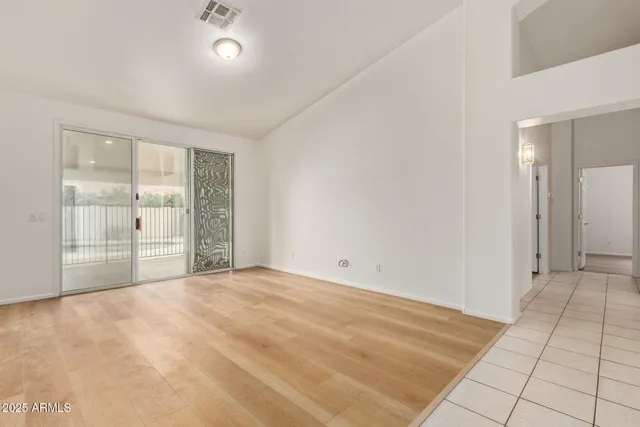 a view of an empty room with window