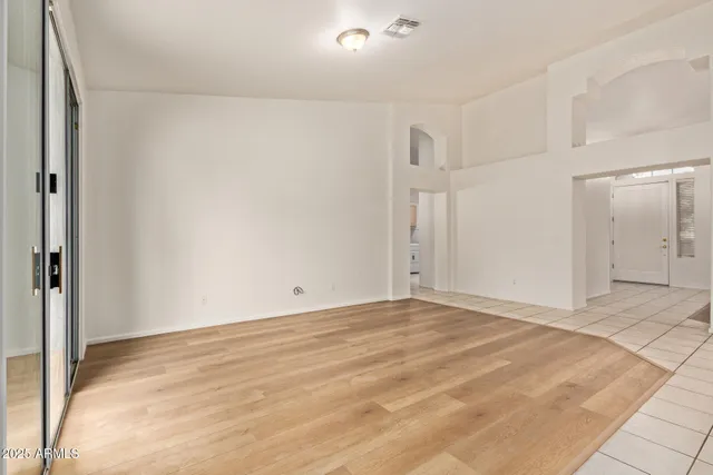 a view of an empty room