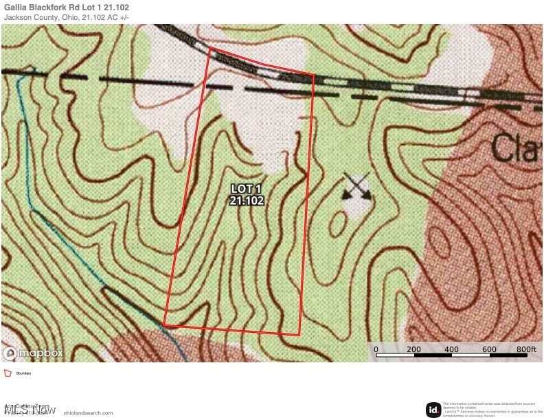 Blackfork Road Oak Hill, OH 45656 - Photo 24 of 24 Map