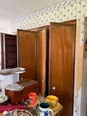 420 Post Oak Road Wills Point, TX 75169 - Photo 11 of 19 a bathroom with a toilet and a shower curtain