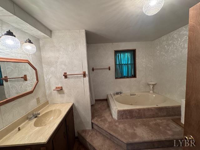 733 Morning Star Road Appomattox, VA 24522 - Photo 33 of 33 a bathroom with a sink and a mirror