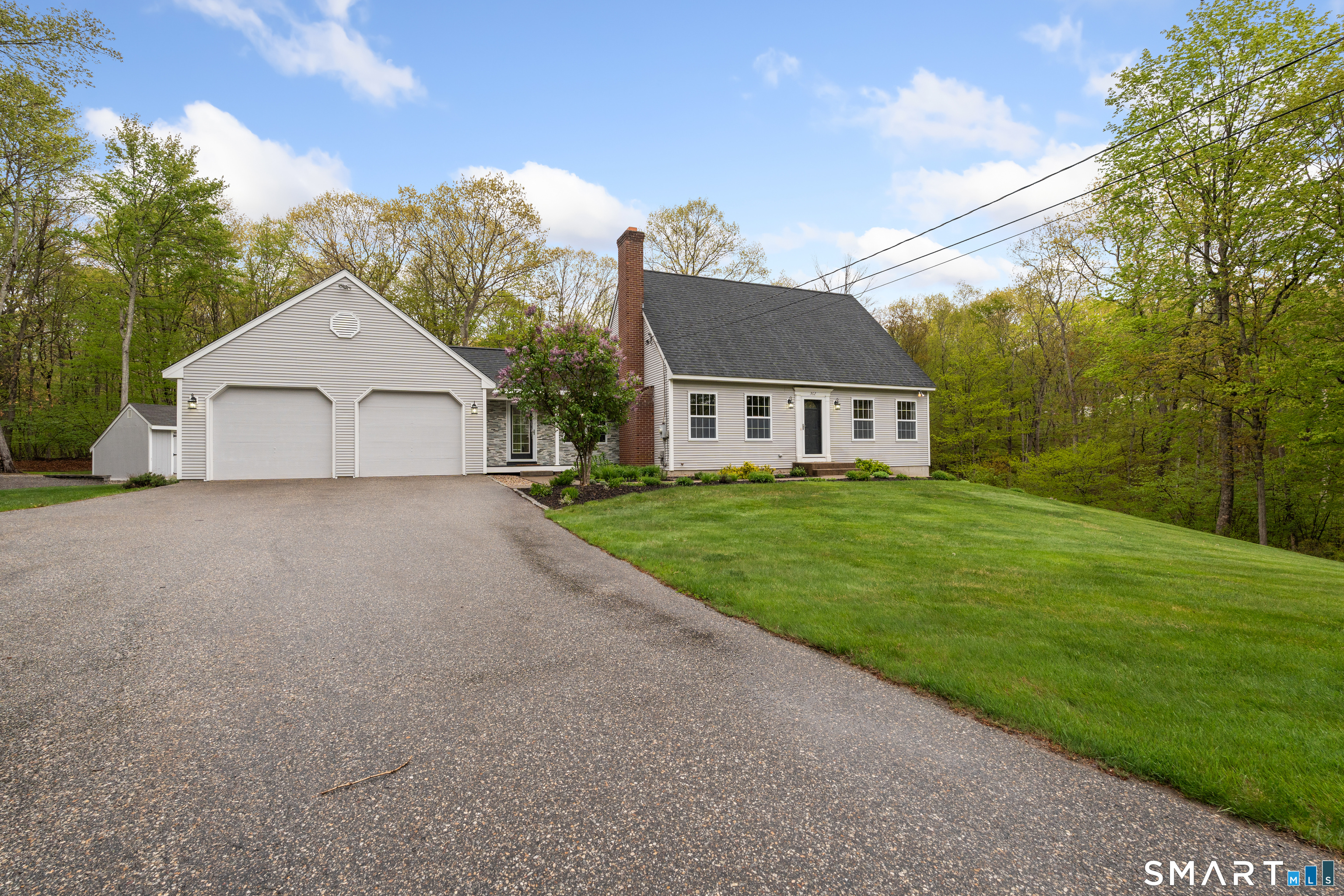 362 Turnpike Road Ashford, CT 06278 - Photo 1 of 40 a view of house with backyard and garden