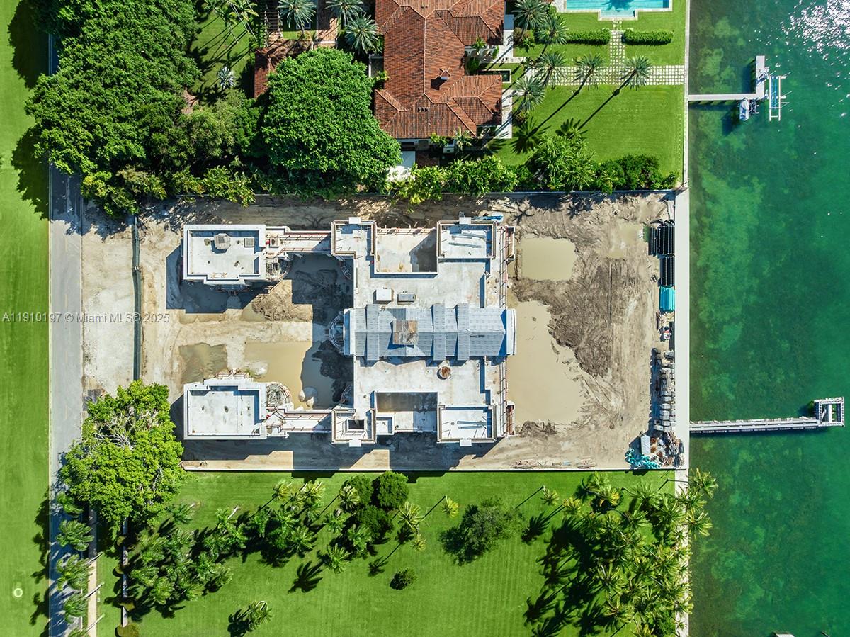 7 Indian Creek Island Road Miami Beach, FL 33154 - Photo 20 of 24 an aerial view of residential house with outdoor space and parking