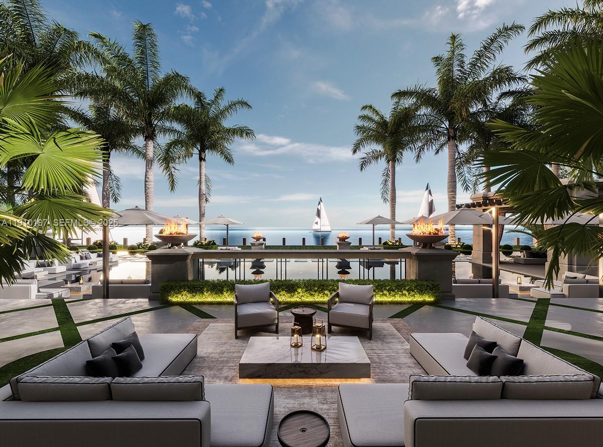 7 Indian Creek Island Road Miami Beach, FL 33154 - Photo 3 of 24 a view of swimming pool with outdoor seating