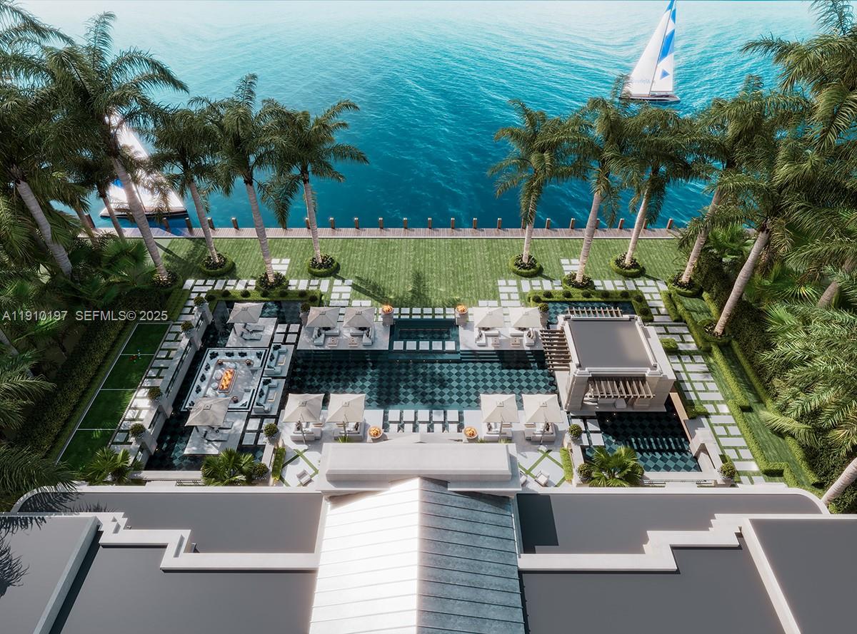 7 Indian Creek Island Road Miami Beach, FL 33154 - Photo 6 of 24 aerial view of a house with lake view