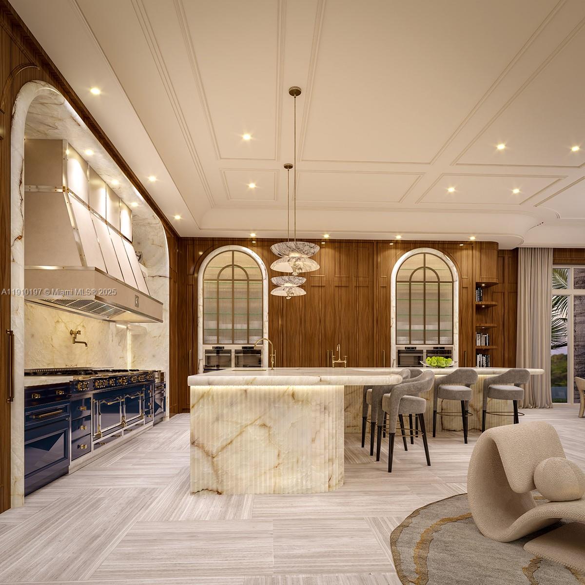 7 Indian Creek Island Road Miami Beach, FL 33154 - Photo 8 of 24 a living room with couches a dining table and chairs with wooden floor