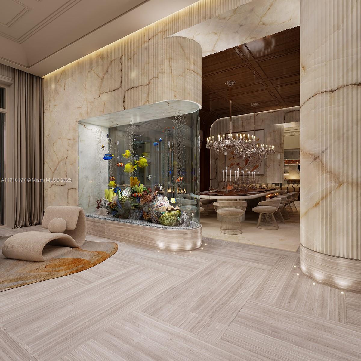 7 Indian Creek Island Road Miami Beach, FL 33154 - Photo 9 of 24 a view of a chairs and table in a patio