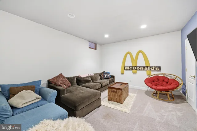 a view of a field of grass and trees