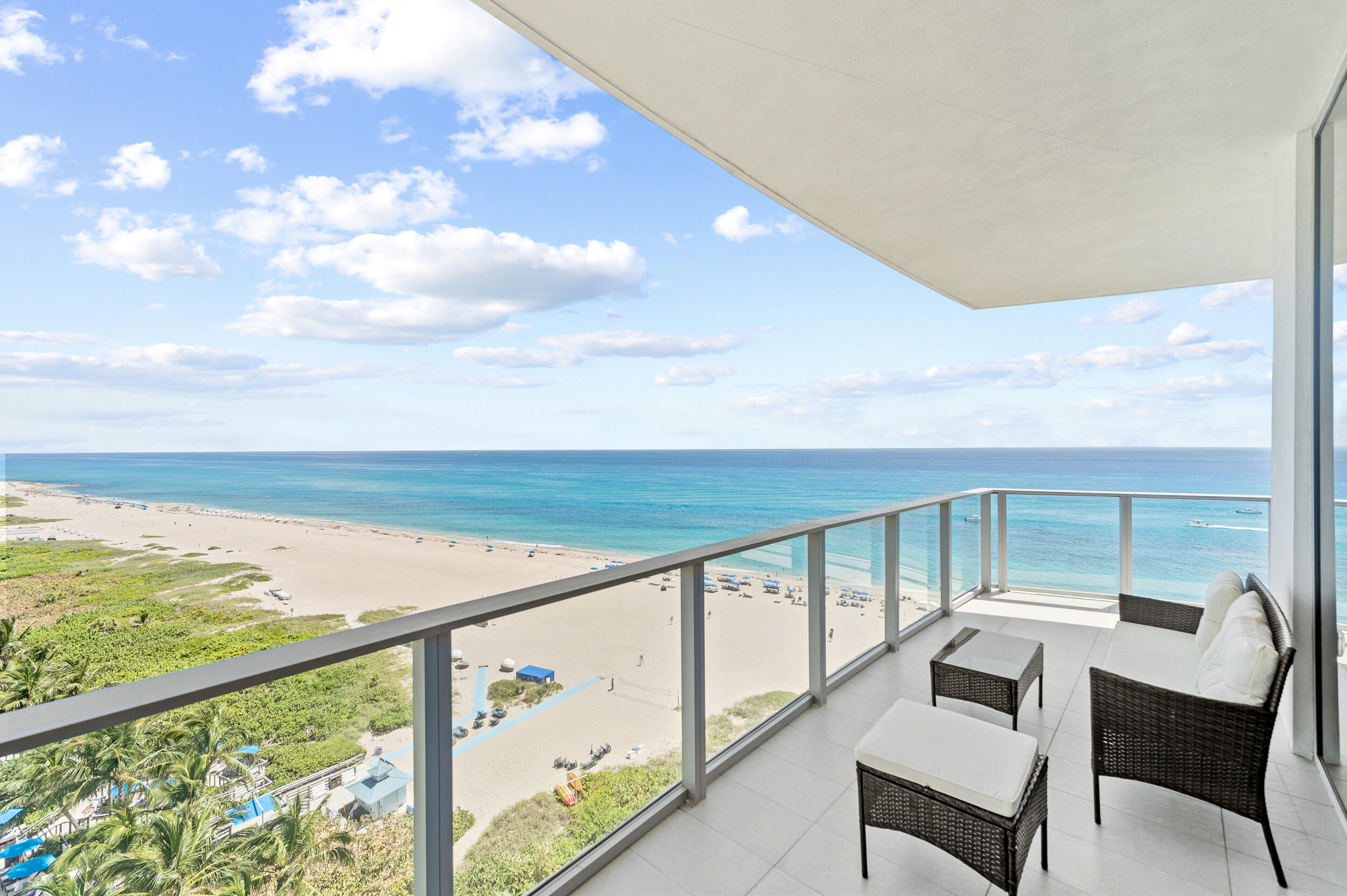 3100 North Ocean Drive, Unit 1103H Riviera Beach, FL 33404 - Photo 36 of 50 a view of ocean from a balcony