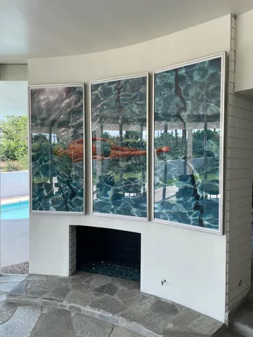 a view of a elevator