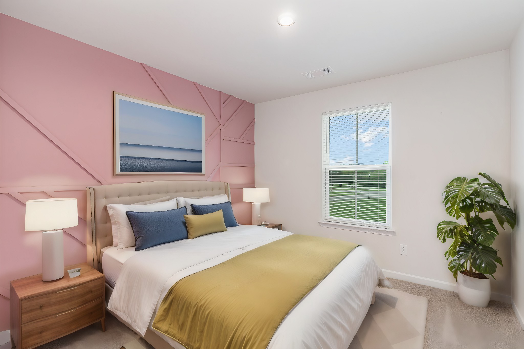 160 Keelon Gap Road Spring Hill, TN 37174 - Photo 10 of 32 a bedroom with a bed and a potted plant