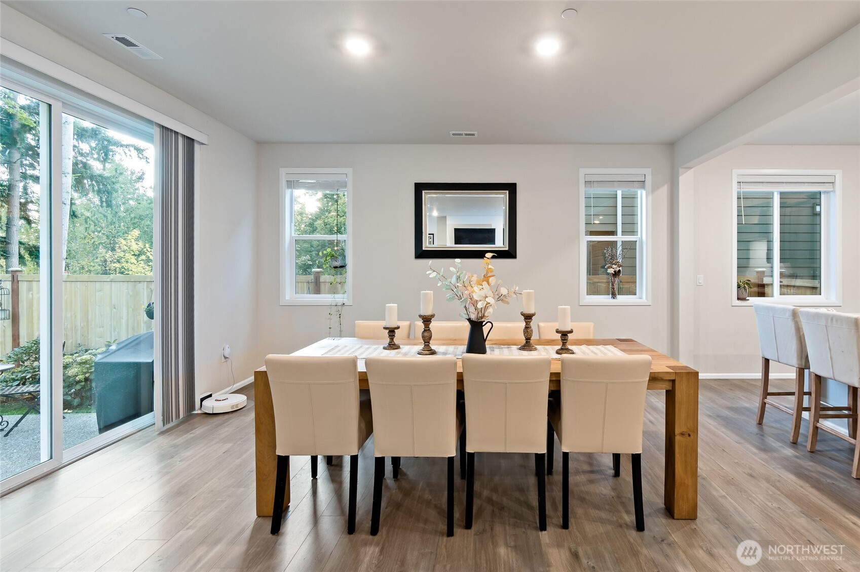 4122 235th Place Southeast Bothell, WA 98021 - Photo 14 of 40 a view of a dining room with furniture window and outside view