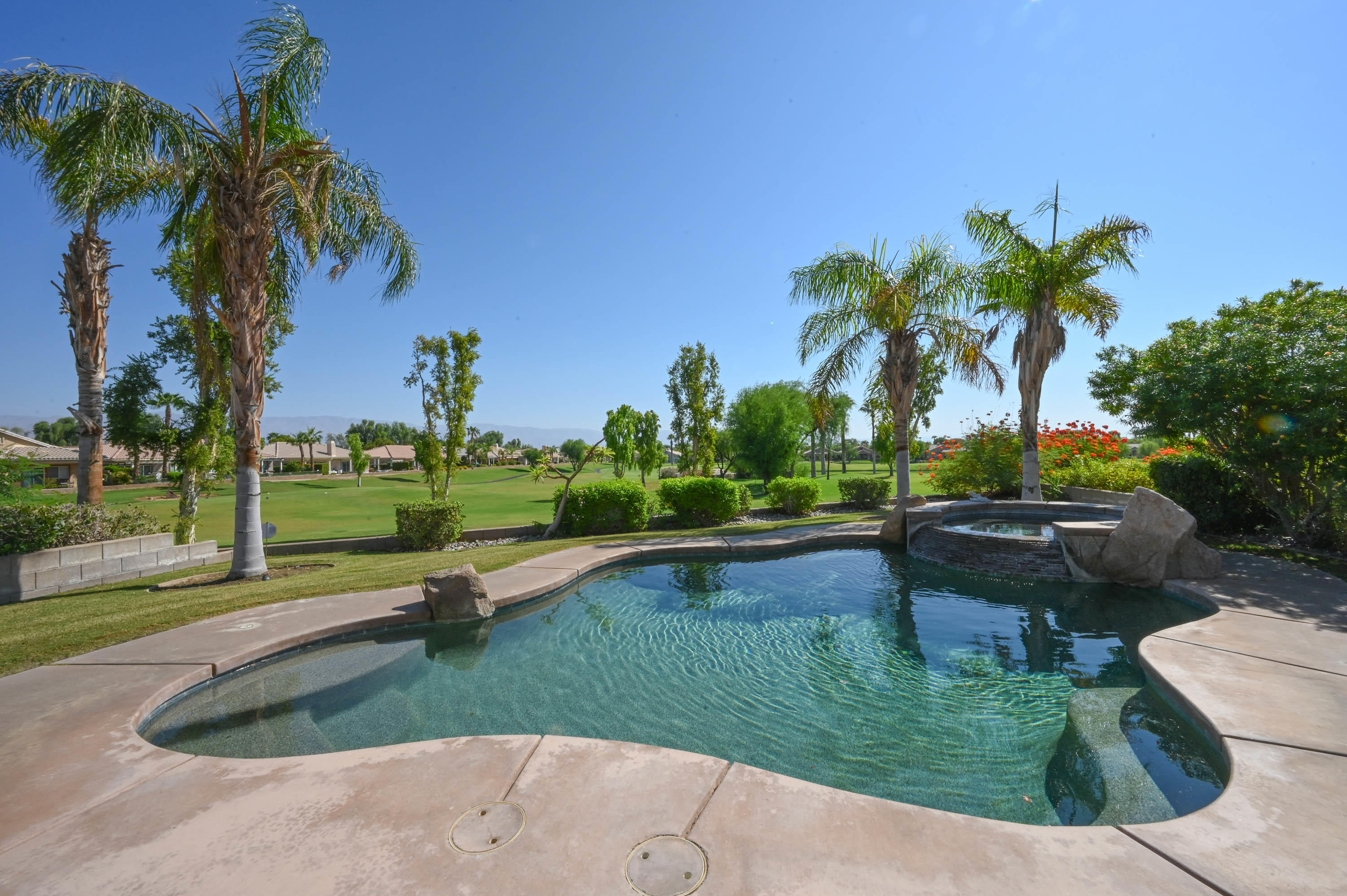 45204 Banff Springs Street Indio, CA 92201 - Photo 9 of 36 a view of a backyard