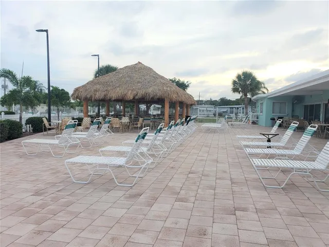 a view of a park with a bench