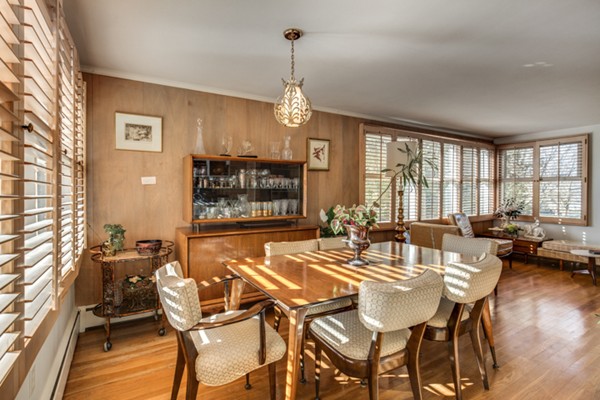 9 Wheeler Road Lexington, MA 02420 - Photo 12 of 30 a view of a dining room with furniture window and wooden floor