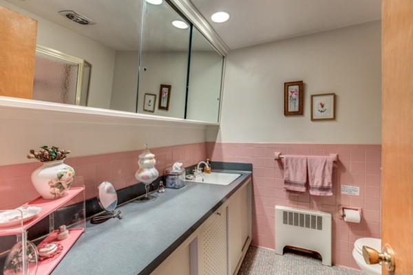 9 Wheeler Road Lexington, MA 02420 - Photo 24 of 30 a kitchen with a sink and a refrigerator