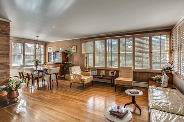 9 Wheeler Road Lexington, MA 02420 - Photo 10 of 30 a living room with furniture and floor to ceiling windows