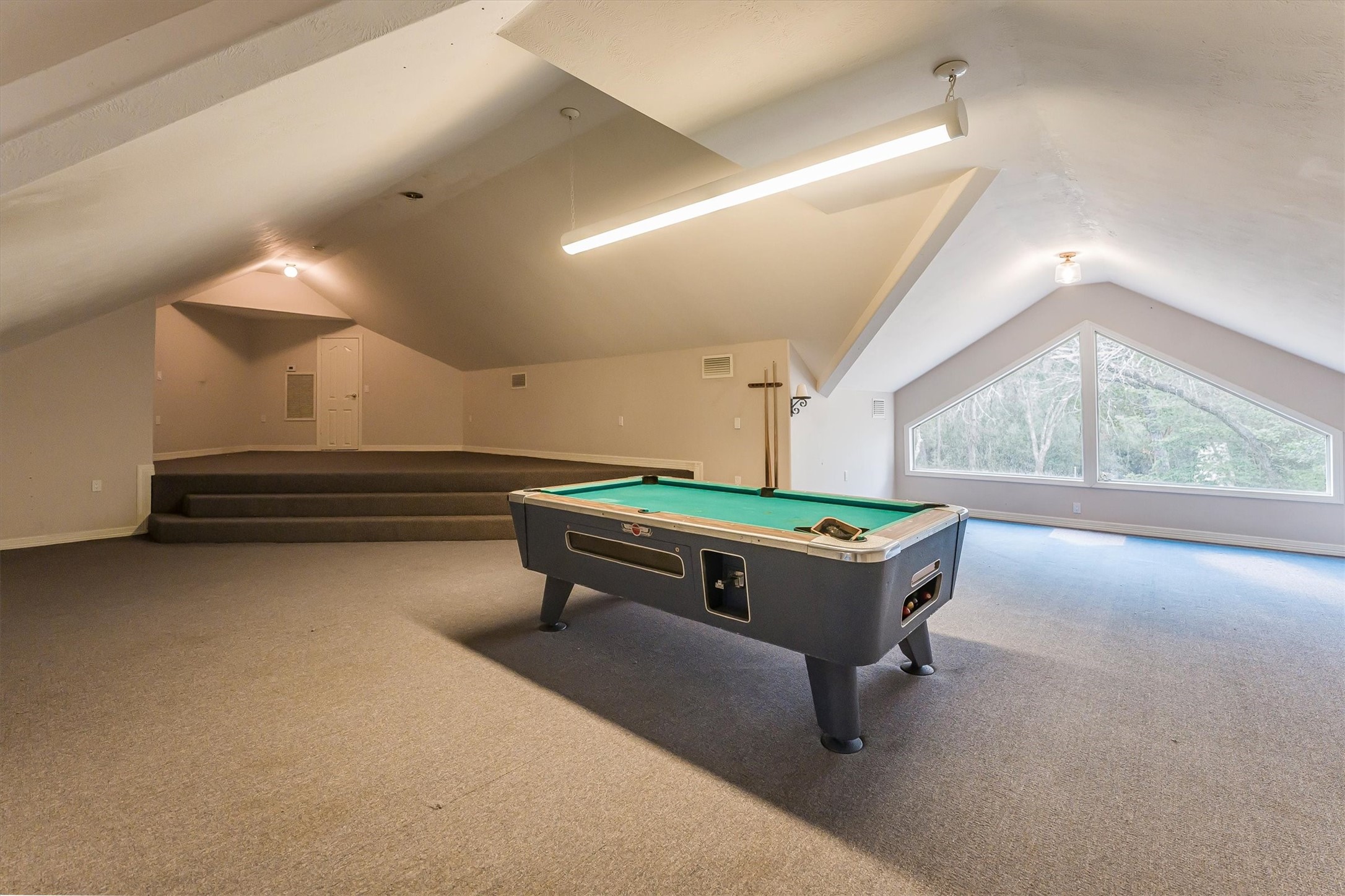 111 Whispering Meadow Magnolia, TX 77355 - Photo 45 of 49 Entertainment Area, currently has pool table. Would be amazing as home theatre and the space is huge with tons of potential