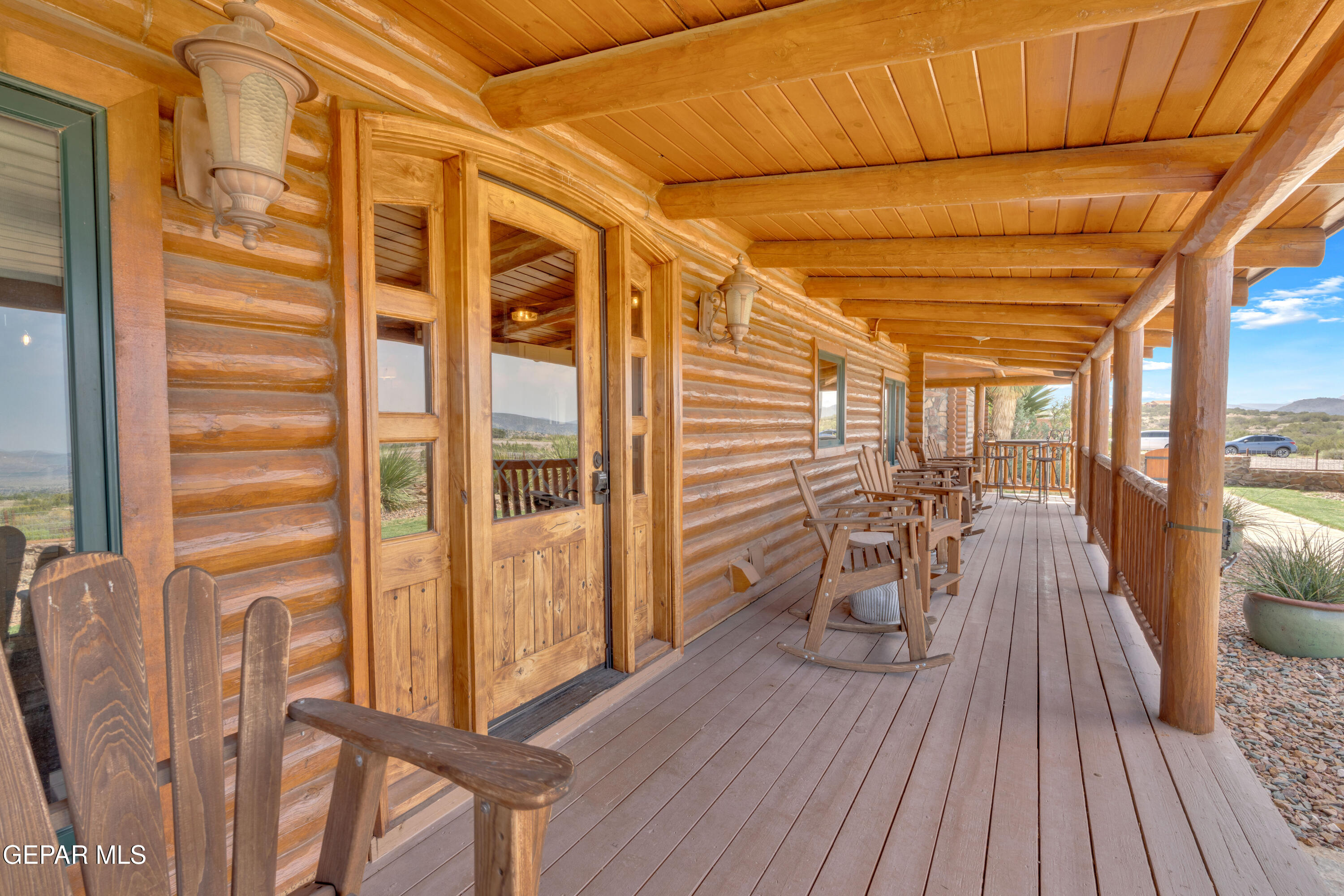 2 Scenic Ridge Road South Alpine, TX 79830 - Photo 3 of 57 a view of a balcony with chairs