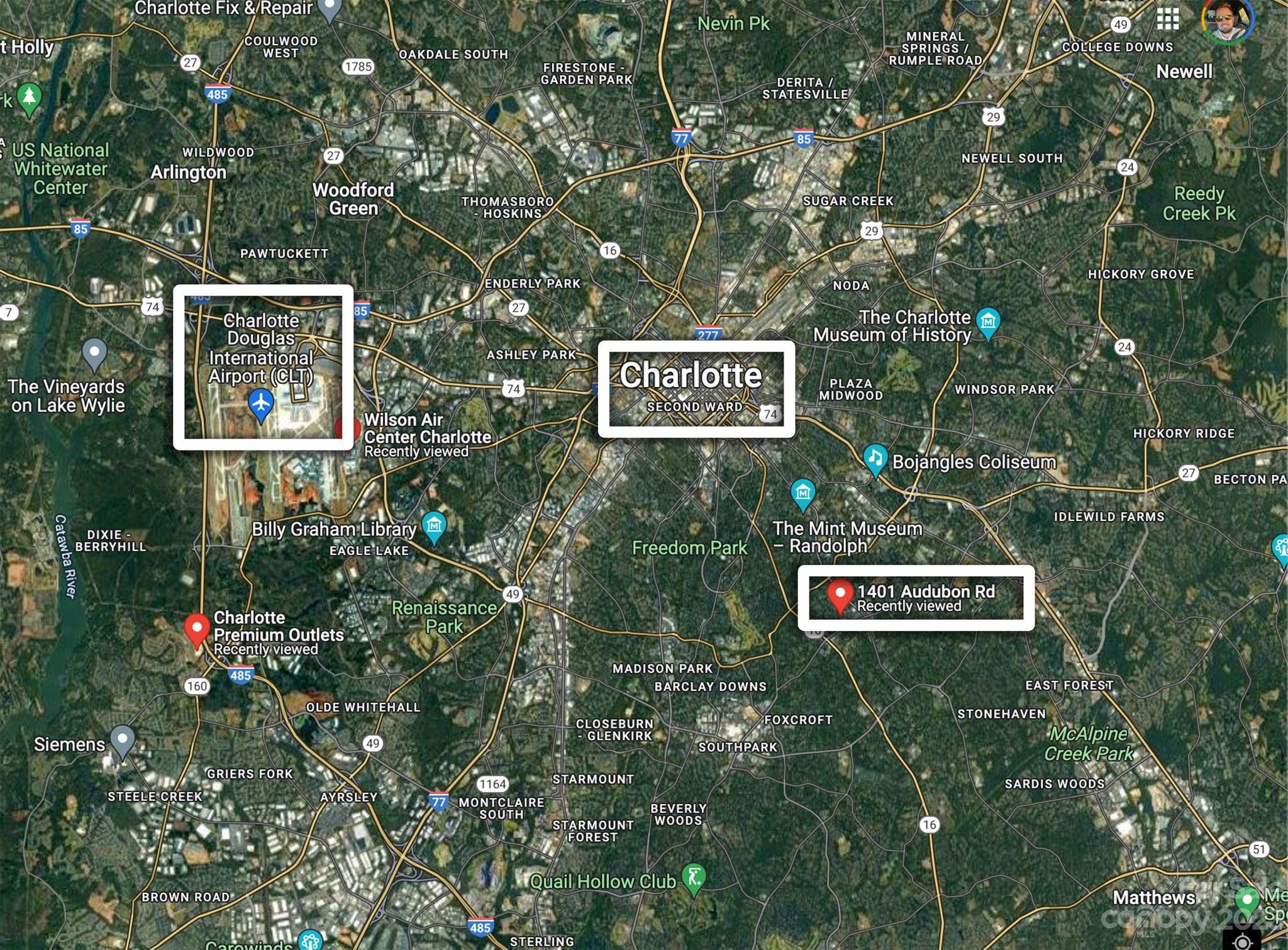 1401 Audubon Road Charlotte, NC 28211 - Photo 38 of 39 a view of a street sign