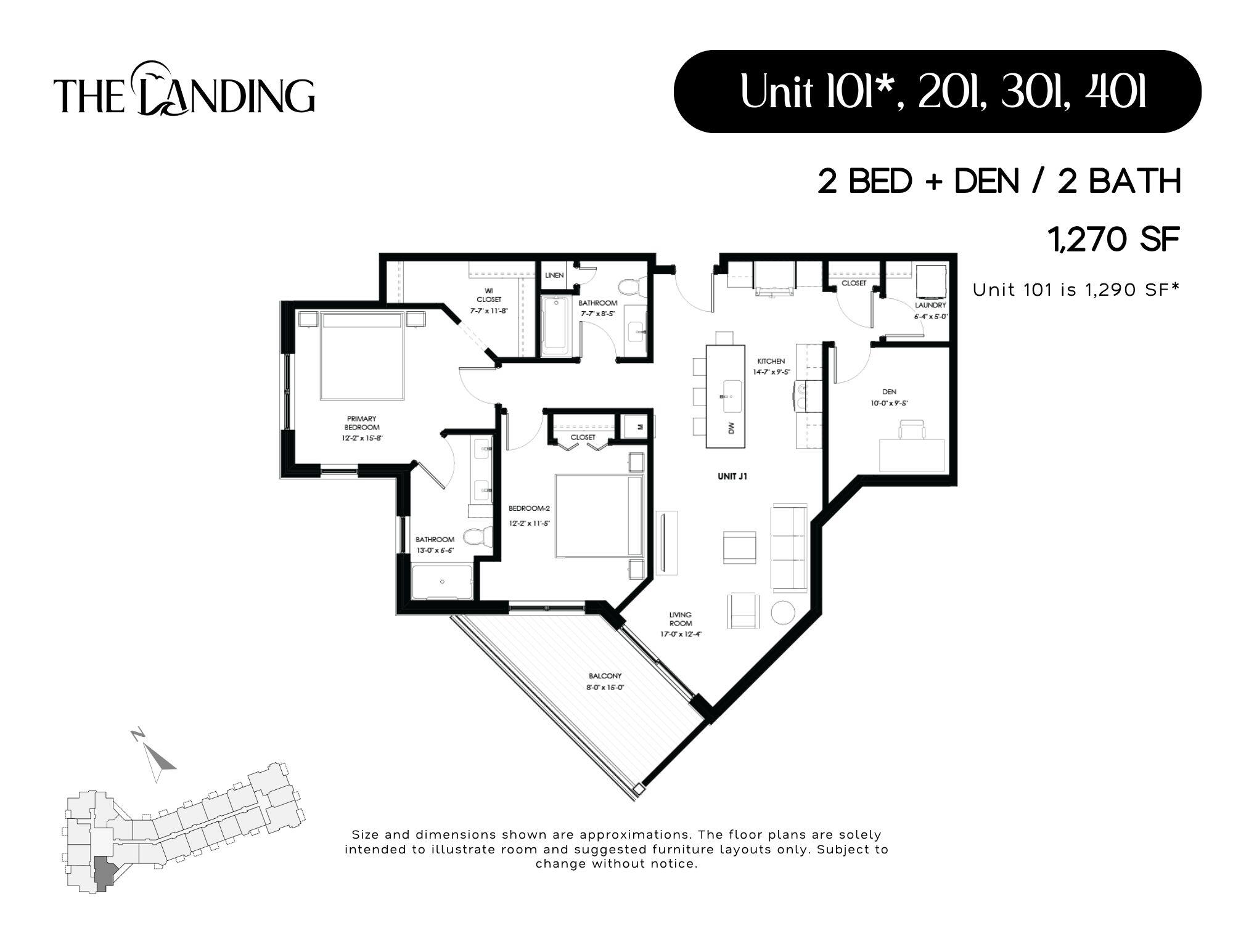 4100 South Lake Drive, Unit 201 St. Francis, WI 53235 - Photo 38 of 38 J1 Floor Plan