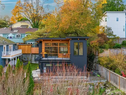 front view of a house with a porch