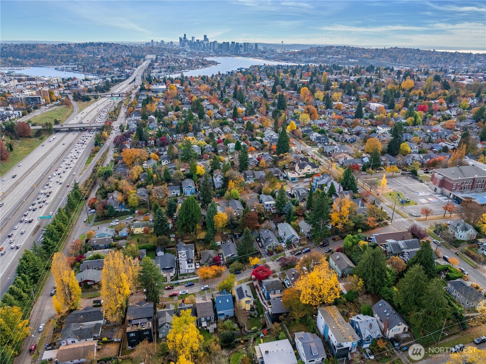 328 Northeast 55th Street Seattle, WA 98105 - Photo 32 of 35 an aerial view of a city