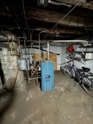 a view of storage and utility room