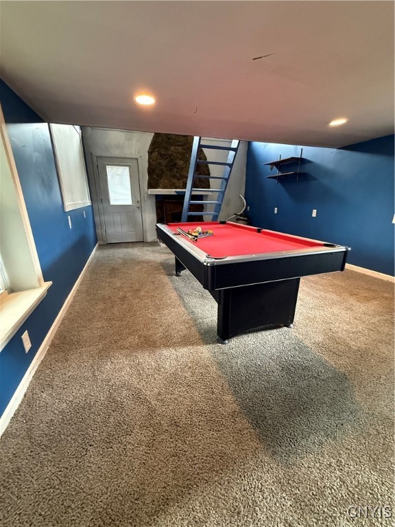 18068 Allen Road Brownville, NY 13601 - Photo 15 of 33 Recreation room complete with fireplace and pool t