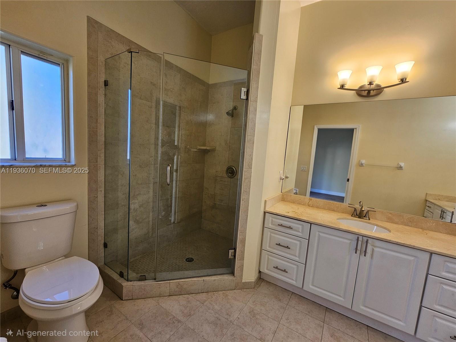 14209 Southwest 160th Court Miami, FL 33196 - Photo 17 of 24 a bathroom with a toilet a sink and shower