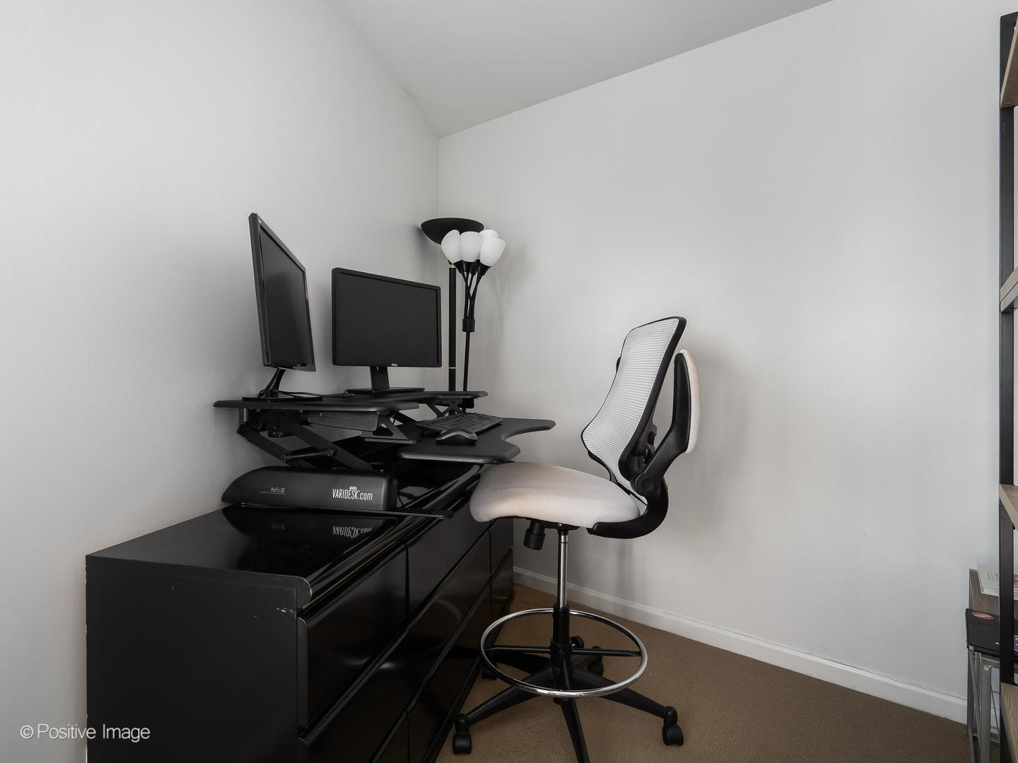 1645 West School Street, Unit 418 Chicago, IL 60657 - Photo 16 of 23 a view of workspace with chair and wooden floor