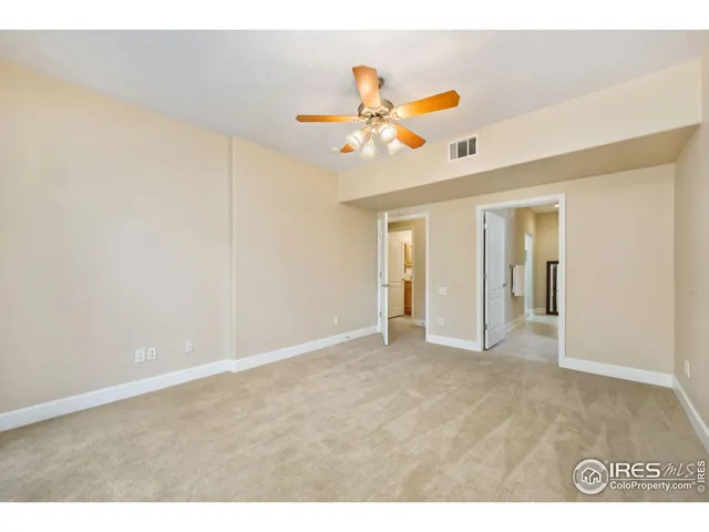 a view of an empty room