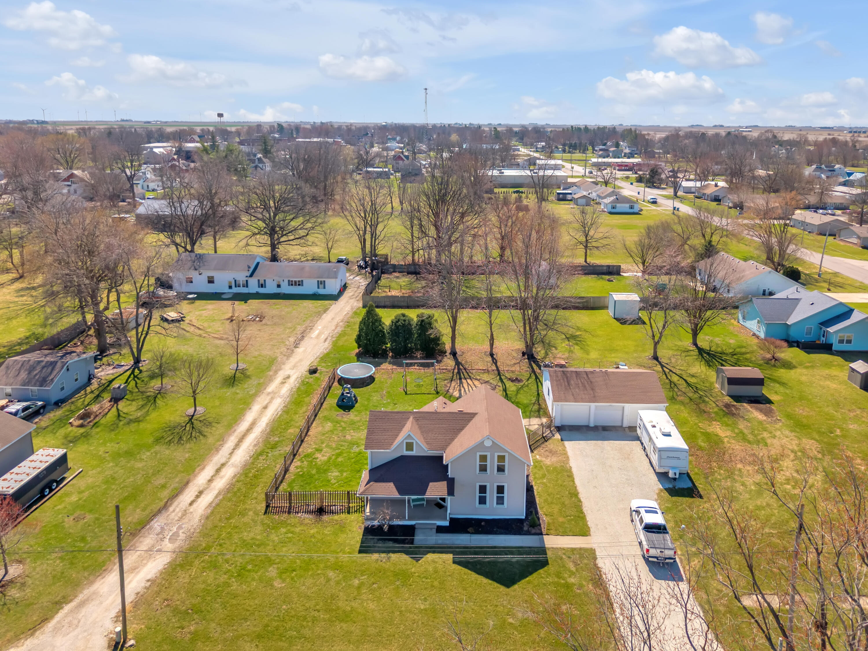115 West Monroe Street Goodland, IN 47948 - Photo 5 of 36 swimming pool view with a lake view