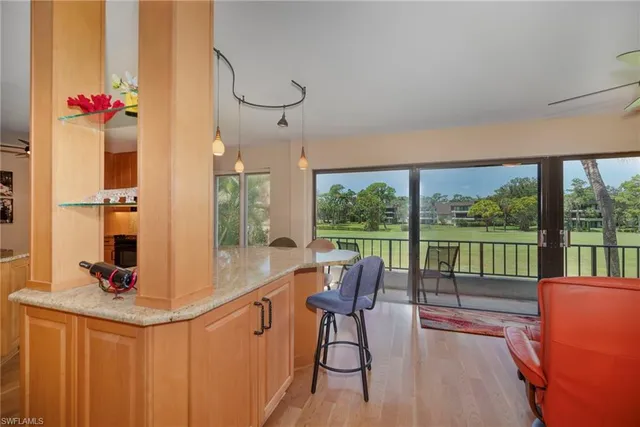 a very nice looking room with a large window