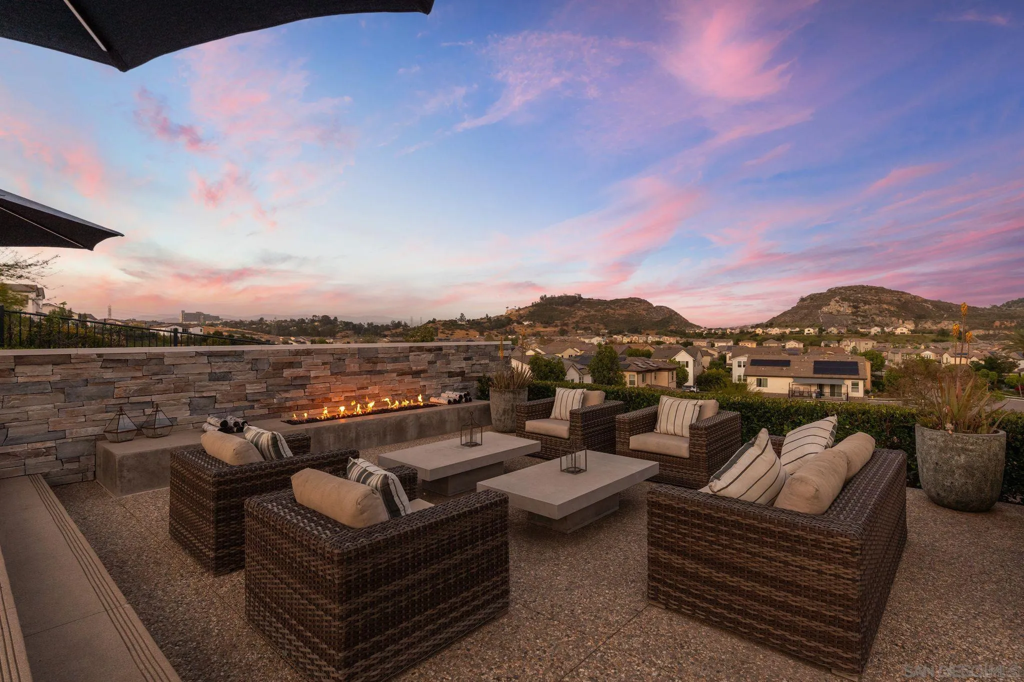 21509 Wilgen Road Escondido, CA 92029 - Photo 36 of 37 a terrace of a house with outdoor seating